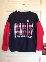 Fondé en 1895 le tennis club de paris a été le berceau du tennis français. Vintage Paris Sport Club Sweatshirt Etsy