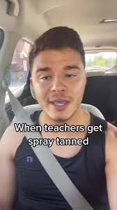 Teachers Getting Spray Tanned for a Good Cause