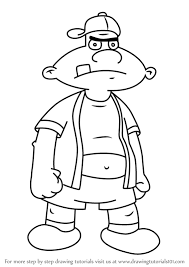 Grab your paper, ink, pens or penc. Learn How To Draw Harold Berman From Hey Arnold Hey Arnold Step By Step Drawing Tutorials
