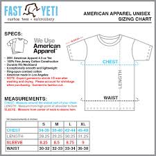 47 Detailed American Apparel T Shirts Size Chart