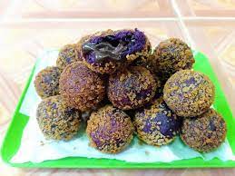 Pin On Resep Bola Bola Ubi Ungu Lumer