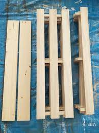 すのこで 持ち運びコンパクトな棚をdiy 100均 diy 棚 簡単な棚