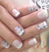 Uñas en blanco y negro con brillos. 410 Ideas De Unas Blancas