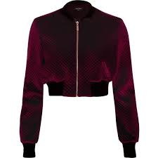 Black And Purple Bomber Jacket Pin On My Polyvore Finds