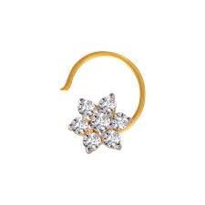 With so many options, styles, lengths and gauges, it can be difficult to choose. Buy Gold Diamond Nose Pin For Women Online Pc Chandra