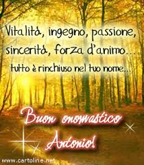 Frase Per L Onomastico Di Antonio Onomastico Buon Onomastico Buon Compleanno Divertente