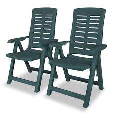 Best reclining office chairs reviews | always stay comfortable 10. Reclining Garden Chairs 2 Pcs Plastic Green