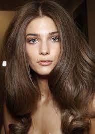 Medium Ash Brown Blow Dry Hair Cool Brown Hair Hair