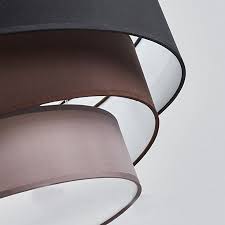 Deckenleuchte Runde Deckenlampe Decken Beleuchtung Wohnzimmer Schlafzimmer Esszimmer Kuche Flur Licht Stoff Metall Lampe 3 Deckenlampe Deckenleuchte Rund Lampe