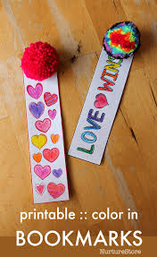 Here are interesting fun free printable valentines day coloring pages for kids. Printable Bookmarks To Color In Free Valentine Printable Nurturestore