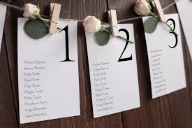 Wedding Seating Table Cards Poster Elegant Simple Design Display 100 Editable Template Weddings Seatingchart In 2020 Card Table Wedding Table Cards Wedding Seating