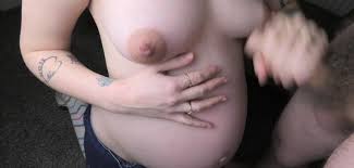 Blowjob \u0026 Cumshot On Pregnant Bump - XXX Video