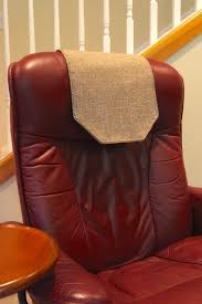 Stitch n art chair headrest cover recliner head pad, chocolate vinyl, size 14x30 in. Recliner Chair Headrest Protector Beige Woven Upholstery Fabric Upholstery Chair Headrest