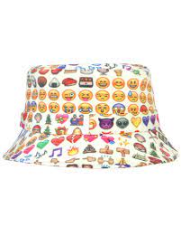 O Mighty Emoji Bucket Hat At Shop Jeen Shop Jeen Emoji Hat Hats Bucket Hat Style