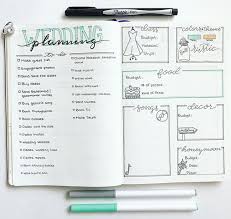 Planning Your Wedding In Your Bullet Journal Not Only Helps You To Be Prepared For All The In 2020 Wedding Planner Printables Scrapbook Planning Wedding Planner Binder