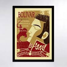 Colombian Heroes Simon Bolivar Poster Print Colombia Wall Decor Print Poster Prints Vintage Poster Art Poster