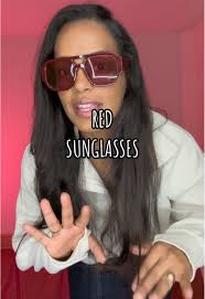 Women's Stylish Frame red Sunglass 🕶️ #stylishsunglasses #redsunglas...