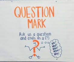 Question Mark Anchor Chart Question Mark Anchor Charts