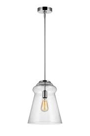 The Loras 1 Light Mini Pendant From Feiss Is A Contemporary Take On Historic Industrial Design Clear Seeded Glass Shade Pendant Lighting Glass Lighting Light