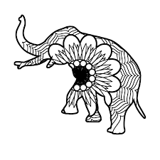 Download Circus Elephant Mandala Animal Svg Pdf Mandala Svg Collection Mandala Svg Mandala Circus Elephant