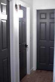 Dark Gray Doors How To Paint Your Own All For The Memories Grey Interior Doors Dark Interior Doors Interior Door Colors