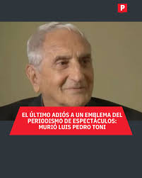 🔴 Dedicado por décadas y décadas al periodismo de entretenimiento,  falleció el comunicador. Un recorrido por los hitos más importantes de su  paso por los medios. #EspectaculosAR #LuisPedroToni  #PeriodismoDeEspectáculos #LeyendaMediática 🔴 Leé