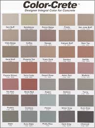 37 High Quality Ready Mix Concrete Color Chart