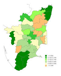 Explore the detailed map of kerala with all districts, cities and places. List Of Districts In Tamil Nadu By Human Development Index Wikipedia