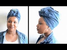 Quick And Easy Headwrap Tutorial Denim Shirt Attache De Foulard Avec Une Chemise En Jeans Youtube Headwrap Tutorial Turban Headwrap Head Wraps