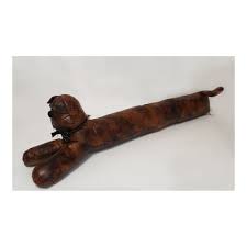 Boudin De Porte Chat En Aspect Cuir Vieilli Boudin De Porte Simili Cuir Cuir Vieilli