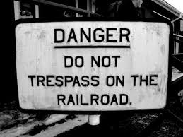 Black And White Rail Road Sign Pin By Rail Kid On Railroad Signs And Signals Railroad Dangerous Danger Sign