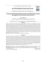 Check spelling or type a new query. Pdf Penerapan Model Pembelajaran Kooperatif Tipe Jigsaw Untuk Meningkatkan Hasil Belajar Sejarah Siswa