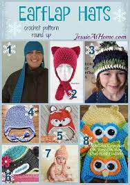 Ear Flap Hat Round Up Crochet Hats Ear Flap Hats Crochet Hat Pattern