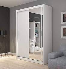 Sliding wardrobe doors are perfect for smaller rooms where a swinging door would not be practical. White Wardrobes With Sliding Doors And Mirrors Topdekoration Com Mirrored Wardrobe Doors Sliding Wardrobe Doors Sliding Mirror Wardrobe Doors