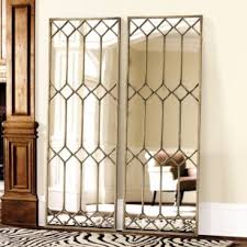In fact, there are hooks and a rail behind it. Mirror Mirror On The Floor Coco Kelley Window Grill Design Window Pane Mirror Window Grill