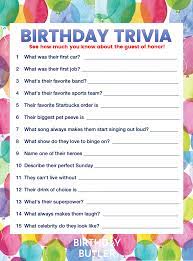 We've got 11 questions—how many will you get right? Pin On Birthday