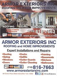 This guide teaches how to unclog downspouts and clean gutters to help prevent it can be easy to put off cleaning gutters, but it's a necessary job that isn't difficult and will keep them working properly. Armor Exteriors Inc In Staten Island Ny 10302 Nj Com