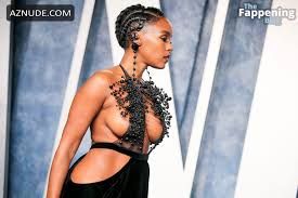 Janelle Monae Sexy Flashes Her Hot Boobs at the 2023 Vanity Fair Oscar  Party in Beverly Hills - AZNude