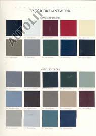 1988 Mercedes Benz S Class W126 Paint Color Code Reference Guide In 2020 Paint Color Codes Benz S Class Benz S