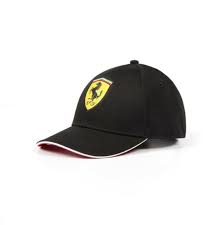 Ferrari Classic Cap In Black Classic Hats Luxury Hats Ferrari