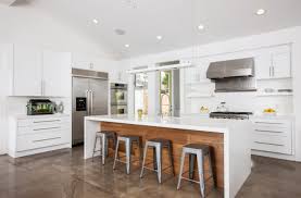 The most common waterfall kitchen island material is cotton. Keep Up With The Waterfall Countertop Trend Looks That Inspire