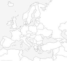Mapa Europa Para Colorear
