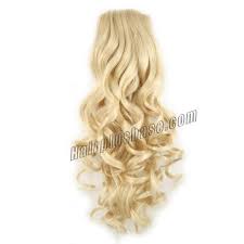 3.9 out of 5 stars. 30 Inch Drawstring Human Hair Ponytail Exquisite Curly 24 Ash Blonde