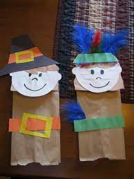 Preschool Crafts For Kids Thanksgiving Pilgrims And Indians Bag Puppet Thanksgiving Crafts Preschool Kindergarten Thanksgiving Crafts Thanksgiving Preschool