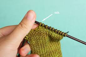 Place your left needle into the front of the slipped sts and knit them together. How To Work A Ssk Slip Slip Knit Decrease Tin Can Knits