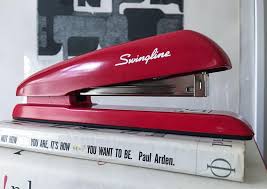 Milton S Red Stapler Identical Office Space Movie Prop It May Be The Most Iconic Office Supply Th Office Space Movie Kitchenware Design Red Swingline Stapler