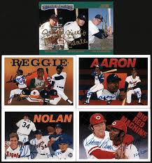 1990-1992 Upper Deck Heroes and Score The Franchise Autograohed Card  Collection (5) W/ Jackson, Ryan,