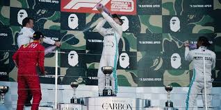 Bape Takes Over 2019 Formula 1 Japanese Grand Prix Podium Grand Prix Japanese Formula 1
