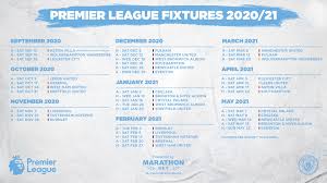 Meanwhile, defending champions remain on the periphery of the champions league spots, despite a. Manchester City 2020 21 Premier League Season Fixtures Revealed