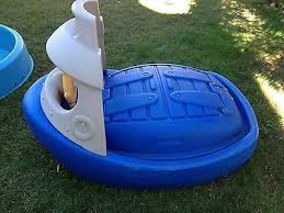 Little Tikes Step 2 Tuggy Sand Splash No Longer Manufactured Boat Sandbox Sandbox Cover Tug Boats